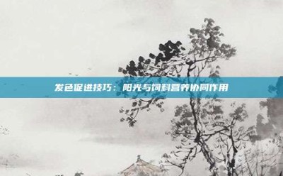 发色促进技巧：阳光与饲料营养协同作用